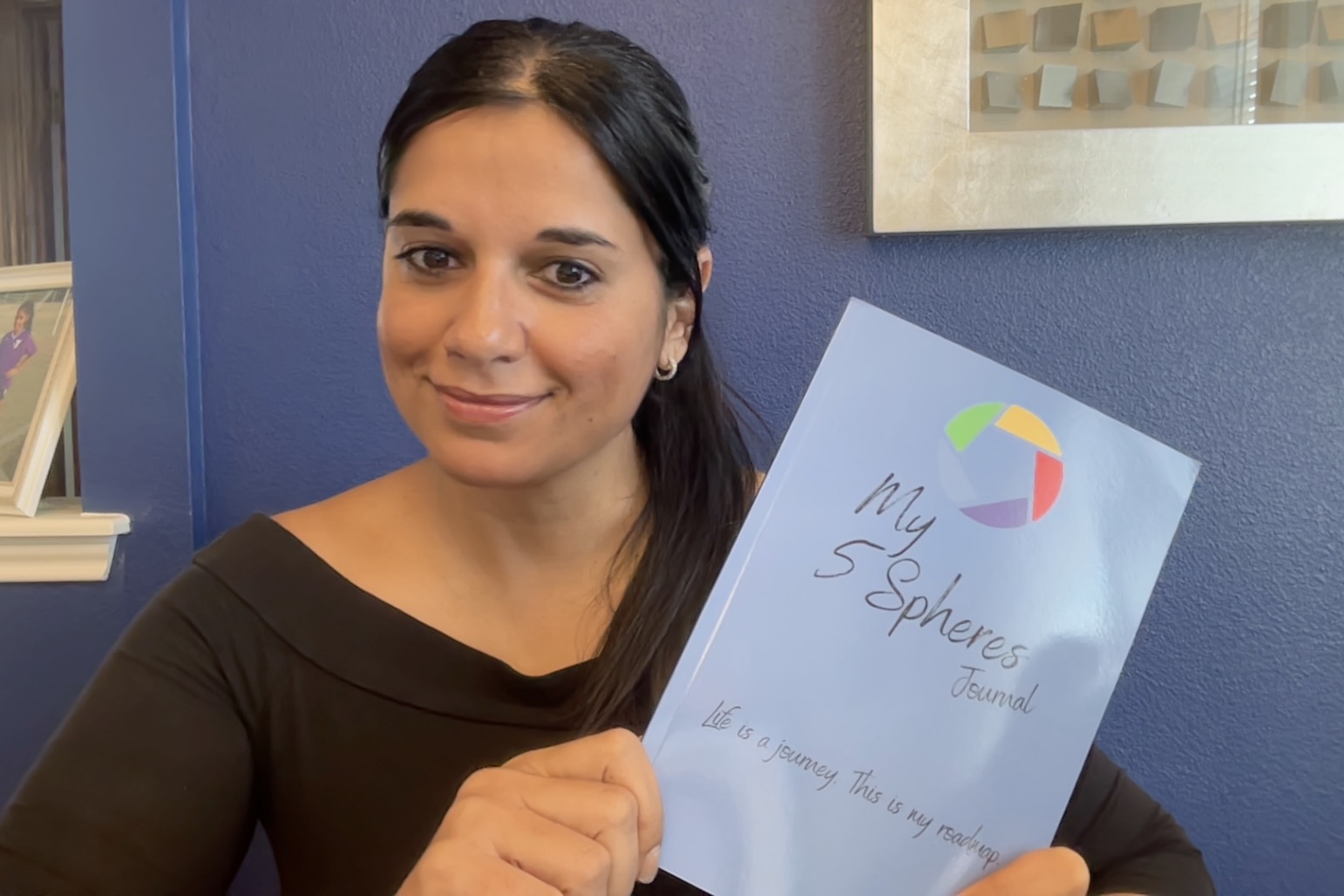 Sabrina with 5 Spheres of Fit Journal