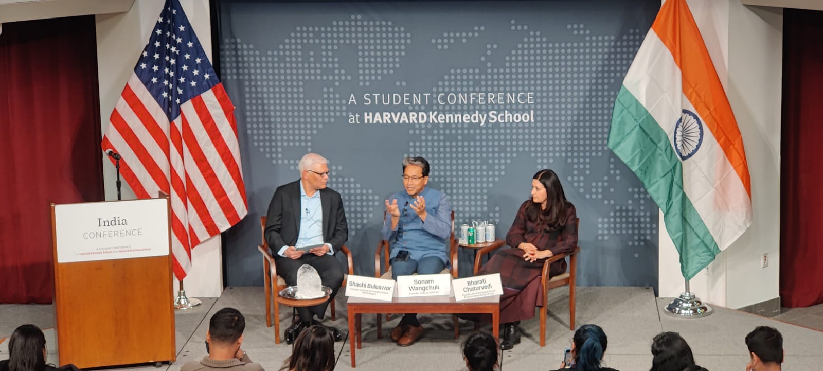 Sonam Wangchuk highlighting climate change