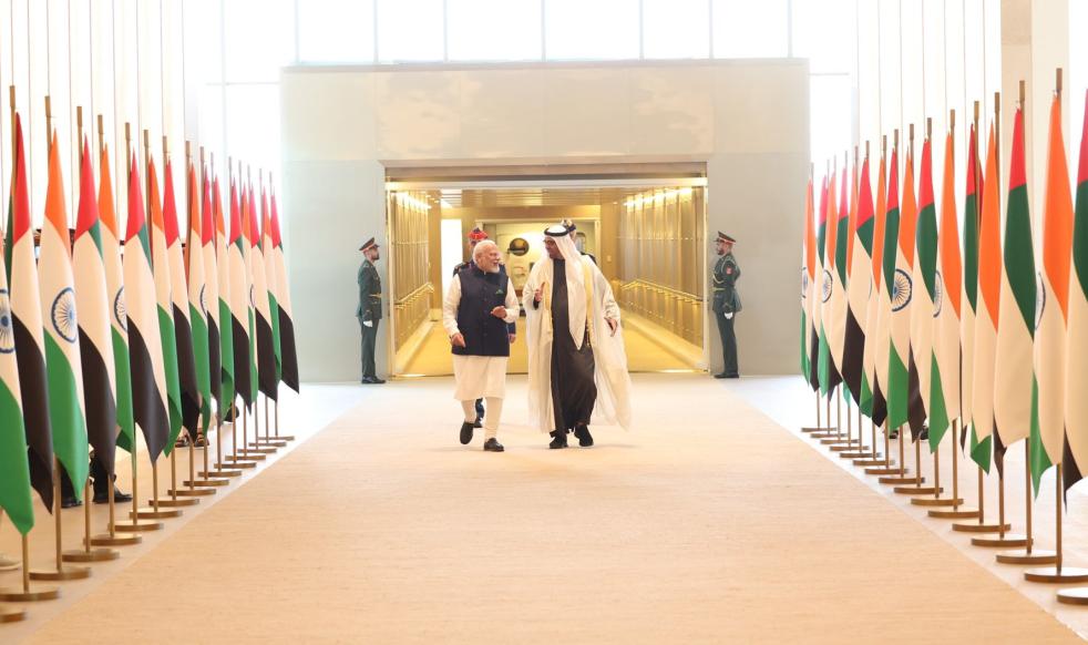 PM Modi with UAE President