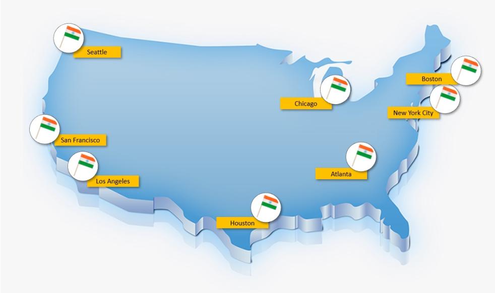 8 Consulates of India in USA