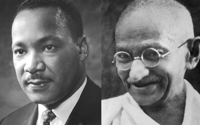 Martin Luther King, Jr. and Mahatma Gandhi