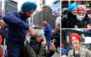Turban Day, Sikh, Times Square, NYC
